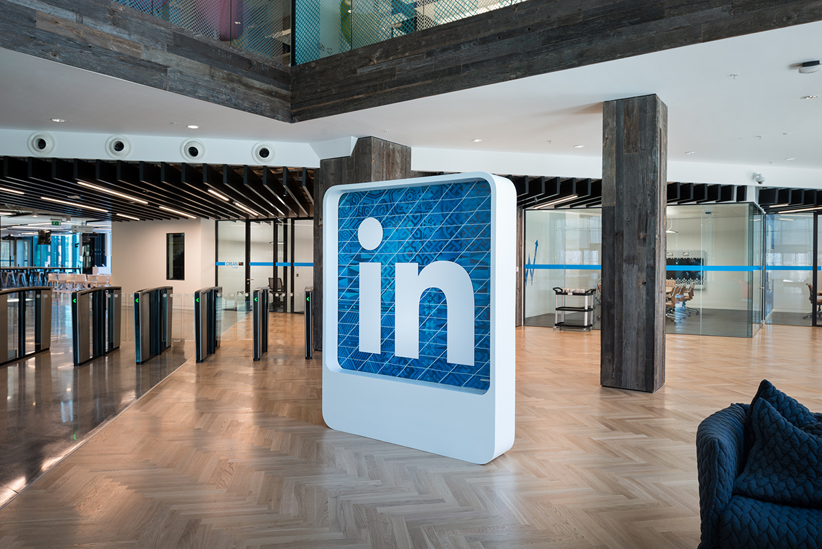 LinkedIn EMEA Office Dublin InBug built from decommissioned computer fans, LinkedIn EMEA Office Dublin